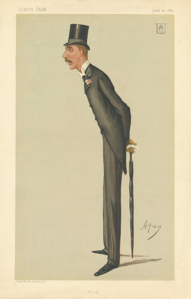 VANITY FAIR SPY CARTOON Sir Frederick George Milner 'York' Politics. Ape 1885